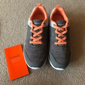 Vionic Knit Gored-Lace Sneakers-Malta